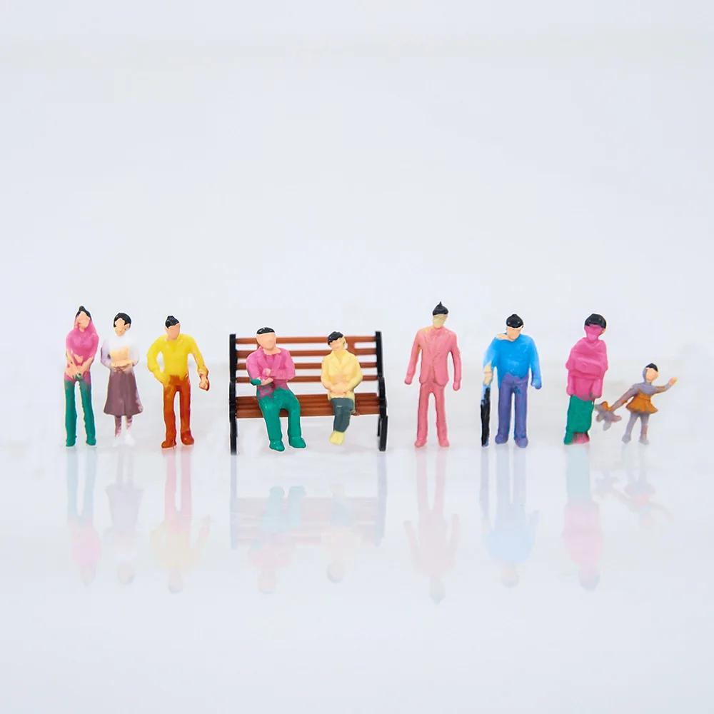 100 pièces 1:100/150/200 échelle modèle figurines miniatures échelle N scènes peintes modélisation p