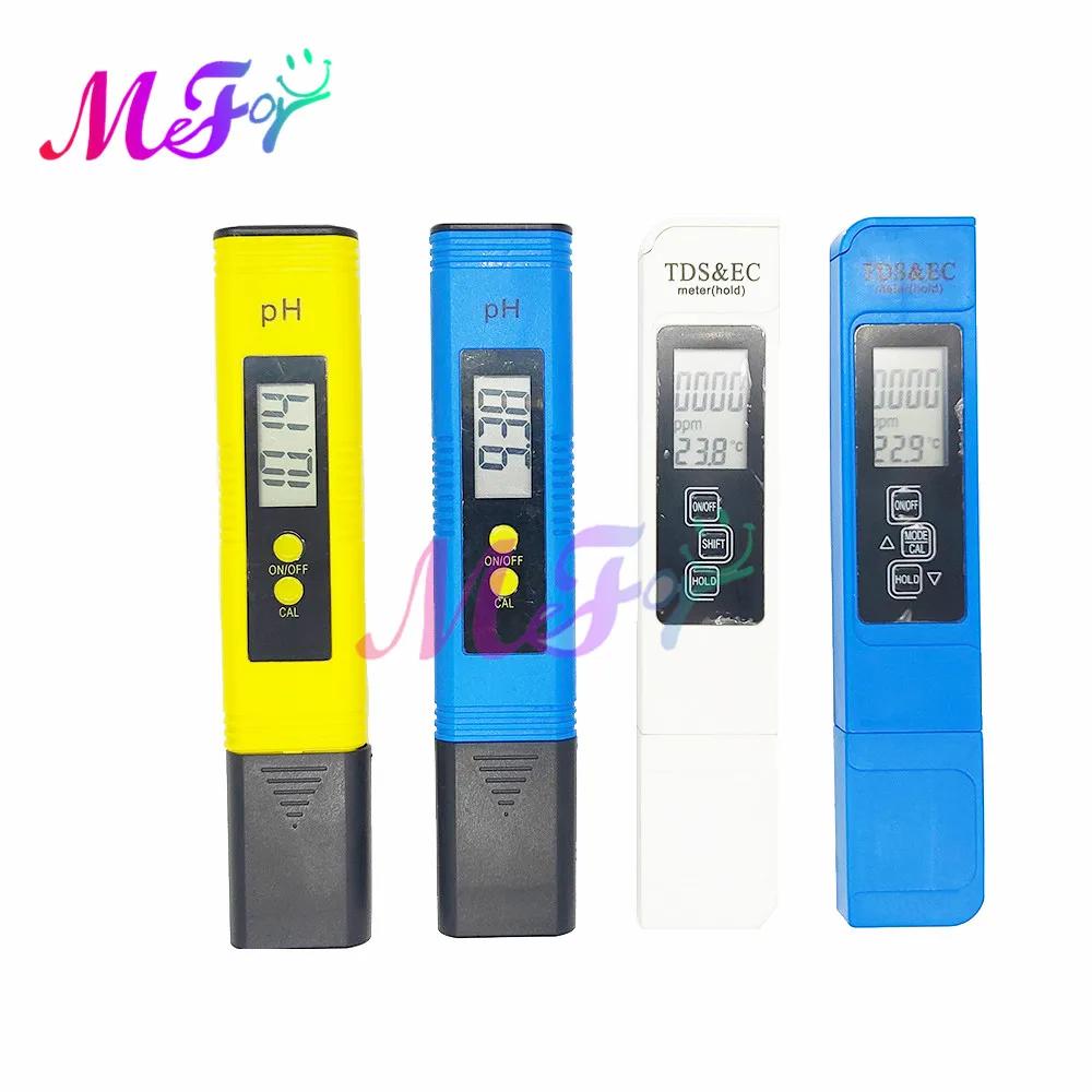 PH mètre 0.01 PH + batterie/poudre haute précision qualité de l'eau TDS EC testeur 0-14 plage de mes
