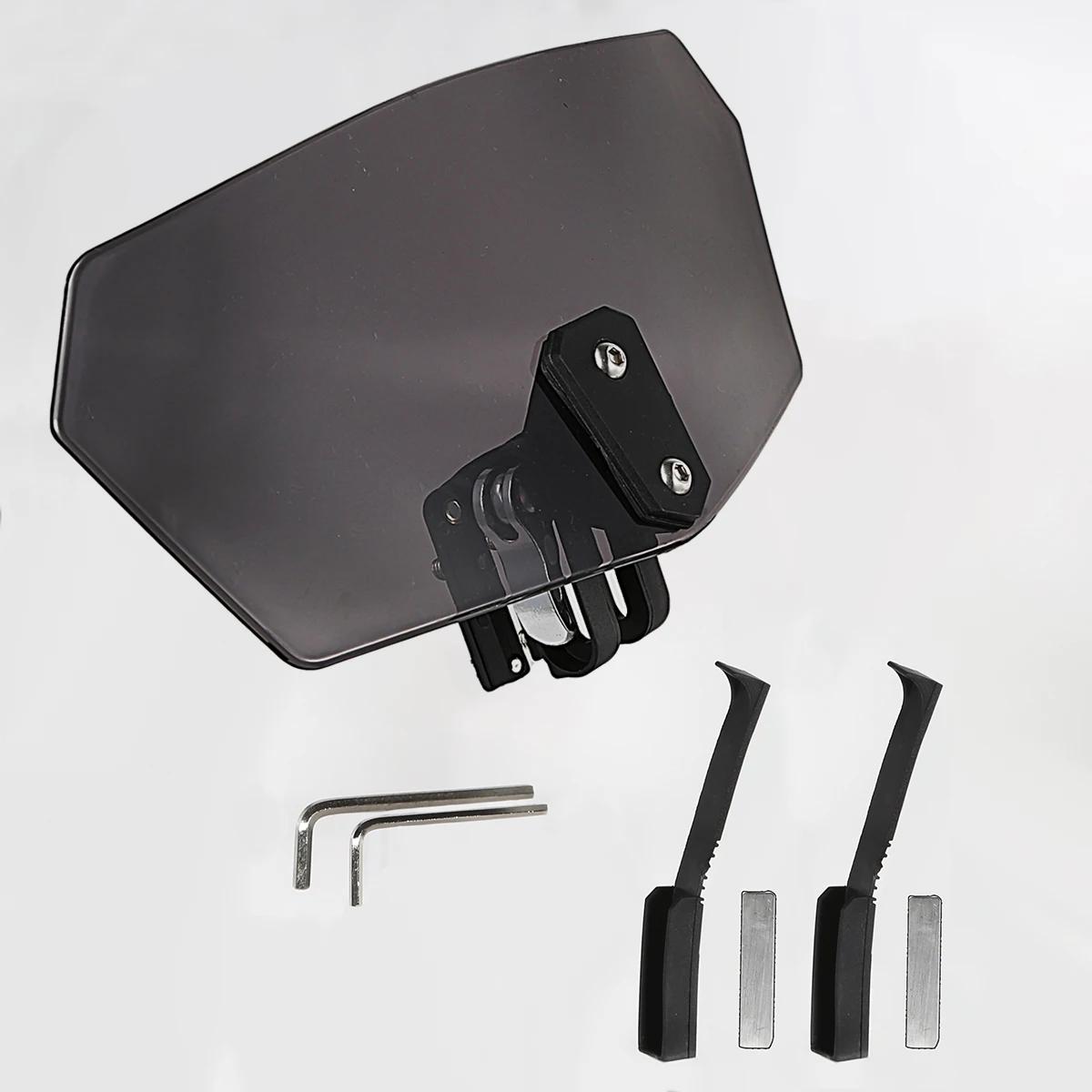 1X pare-brise de fumée de moto universel déflecteur de vent pare-brise pour Triumph Yamaha Suzuki Ho