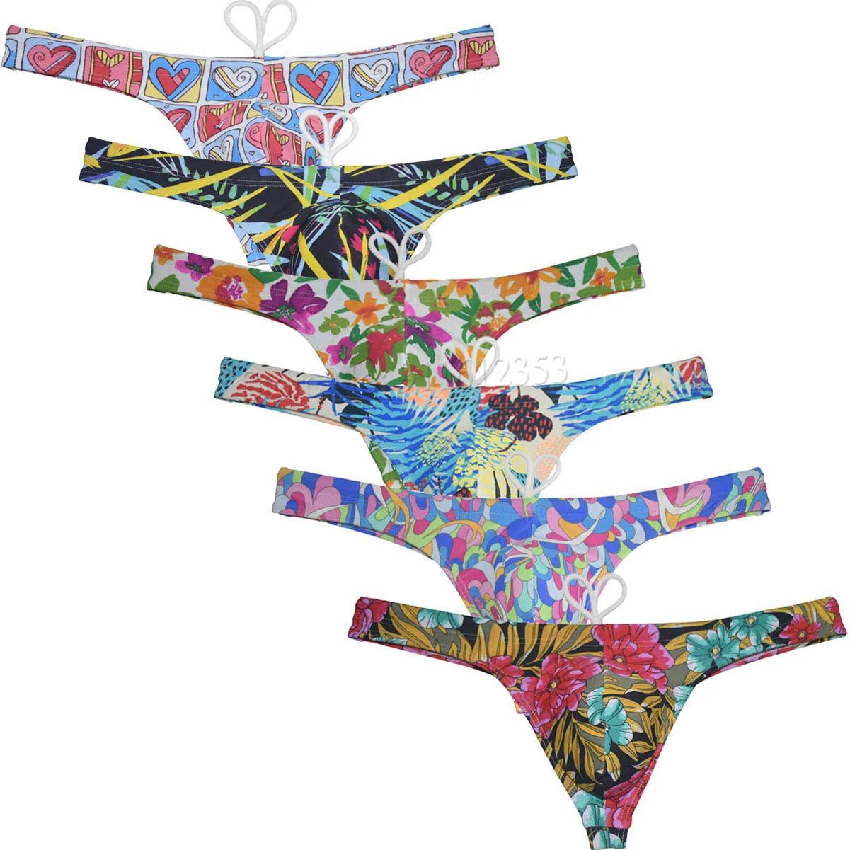 Maillot de bain en nylon pour hommes, bikini sexy, string, séchage rapide, dessin animé, mini, vêtem