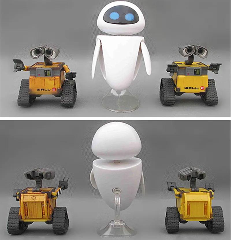 Nouveauté Wall-E Robot Wall E & EVE PVC figurine Collection modèle jouets poupées avec boîte