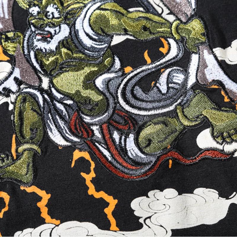 Supzoom Nouvelle Arrivée T-shirt Homme Broderie Tatouage Manches Courtes Ample Décontracté Grande Ta