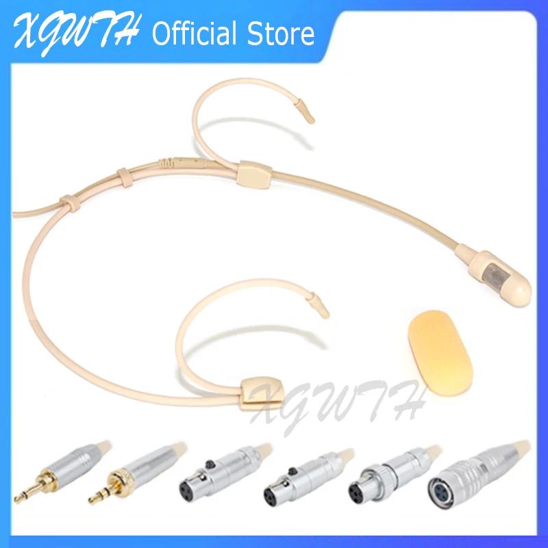 Casque d'écoute à condensateur électronique, micro, unidirectionnel, pour Shure Sennheiser AKG MiPro