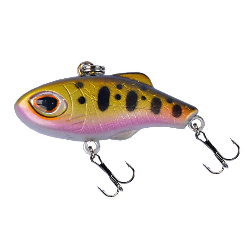 Leurre de pêche à la manivelle, mini wobblers durs, appâts vibrants, leurre de pêche en mer, hiver, 