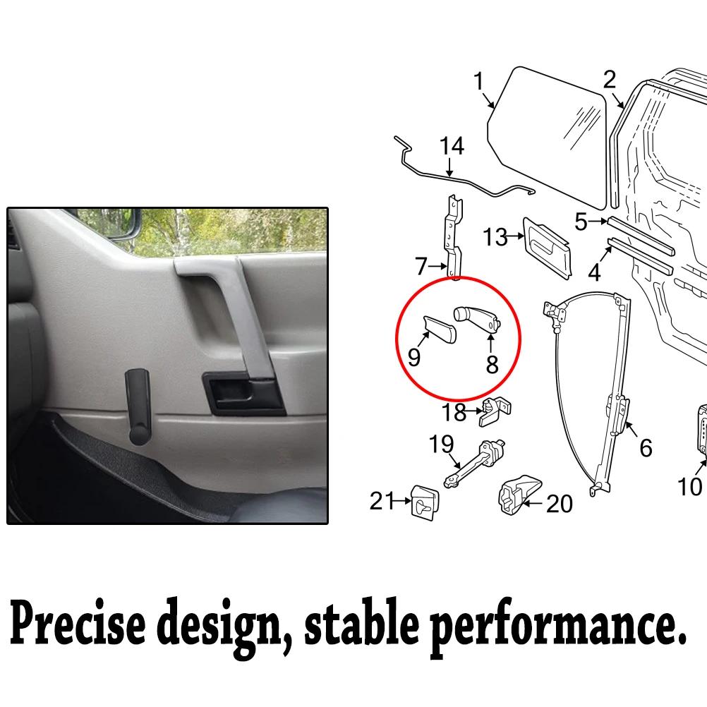 2PCS enrouleur de fenêtre manivelle régulateur couverture 357837581 pour VW T4 1990-1994 transporteu