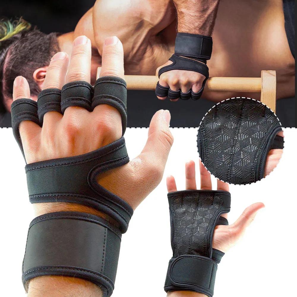 1 paire de gants d'entraînement d'haltérophilie pour hommes et femmes, Fitness, sport, musculation, 