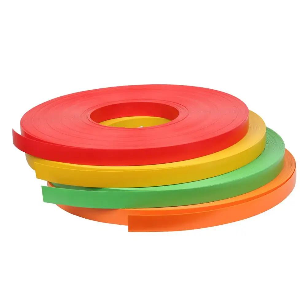 Bande de chant en PVC personnalisée, finition de document solide pour planches ignifuges, meubles, a
