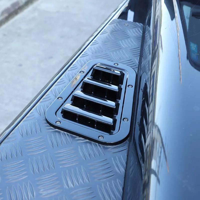 1 paire de capot de moteur avant de voiture, évents de capot, revêtement d'habillage de sortie d'air