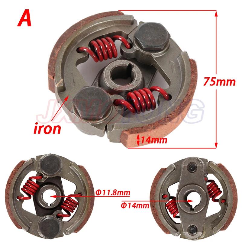 2 temps 47cc 49cc aluminium ou fer Minimoto embrayage centrifuge alliage Mini Moto Dirt Bike Atv Qua