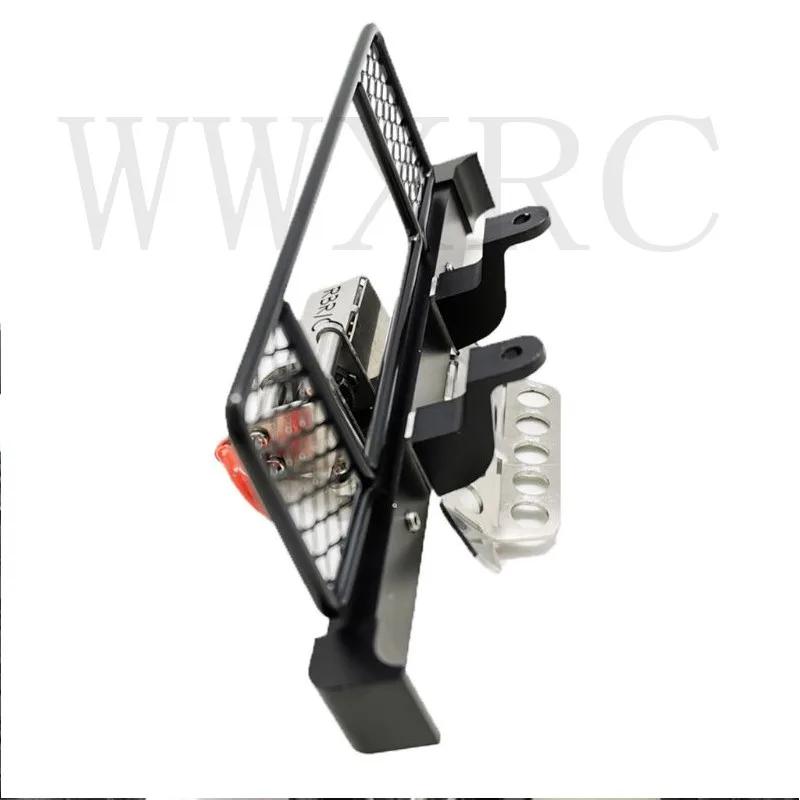 Pièces de rechange pour voiture RC modèle MN 1:12 D90 D91 99S, mise à niveau, armure avant en métal,