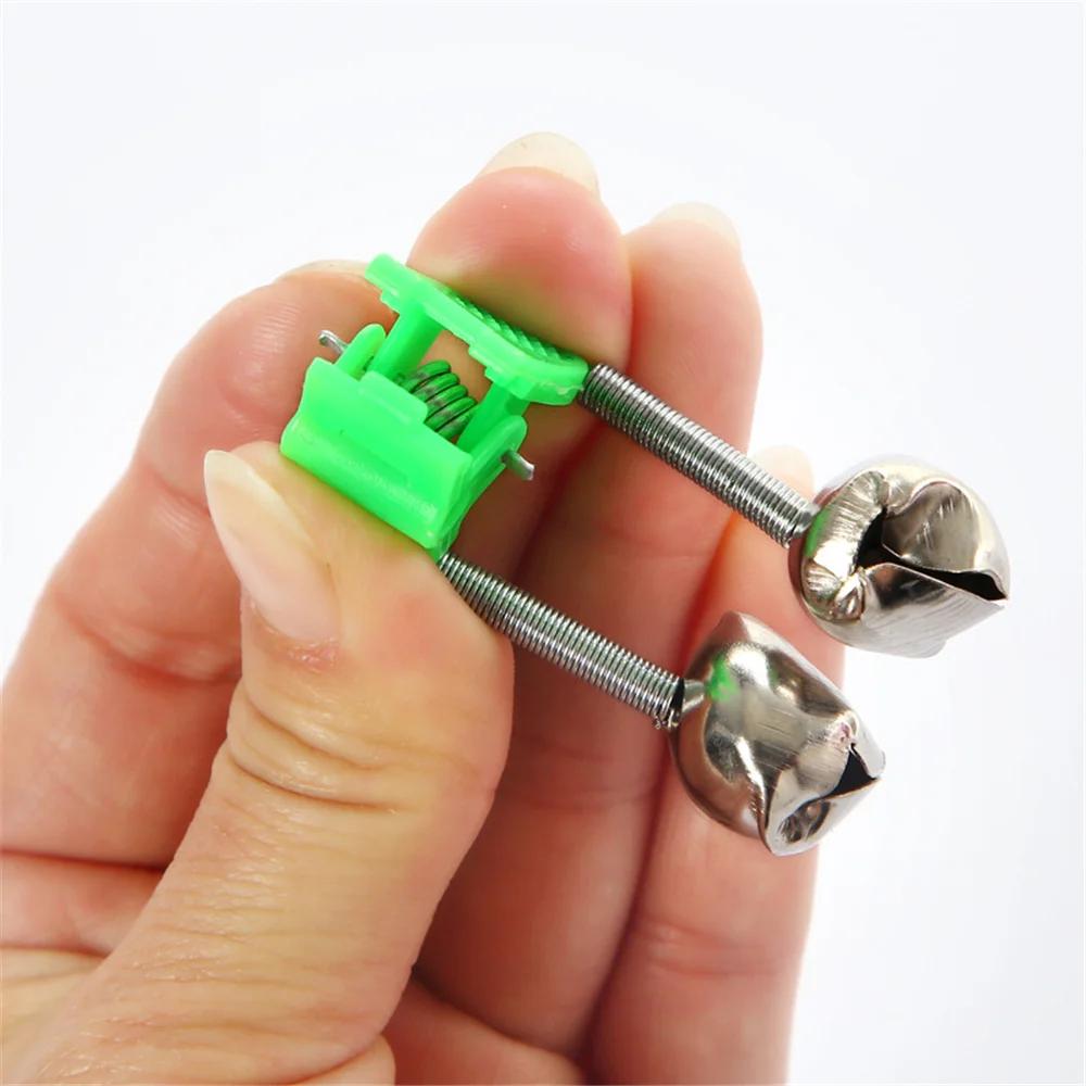 Cloche de morsure de pêche de qualité supérieure, 5 pièces/lot, alarme de morsure, pince à pointe, c