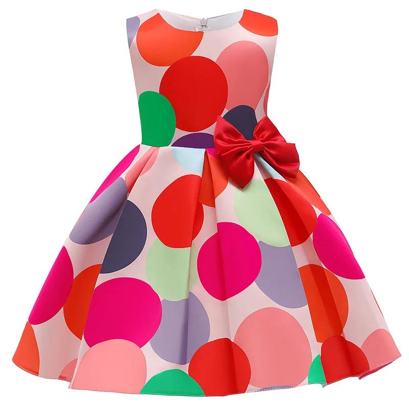 Robe à rayures à fleurs pour petites filles, robes de fête de mariage à fleurs, robe de princesse de