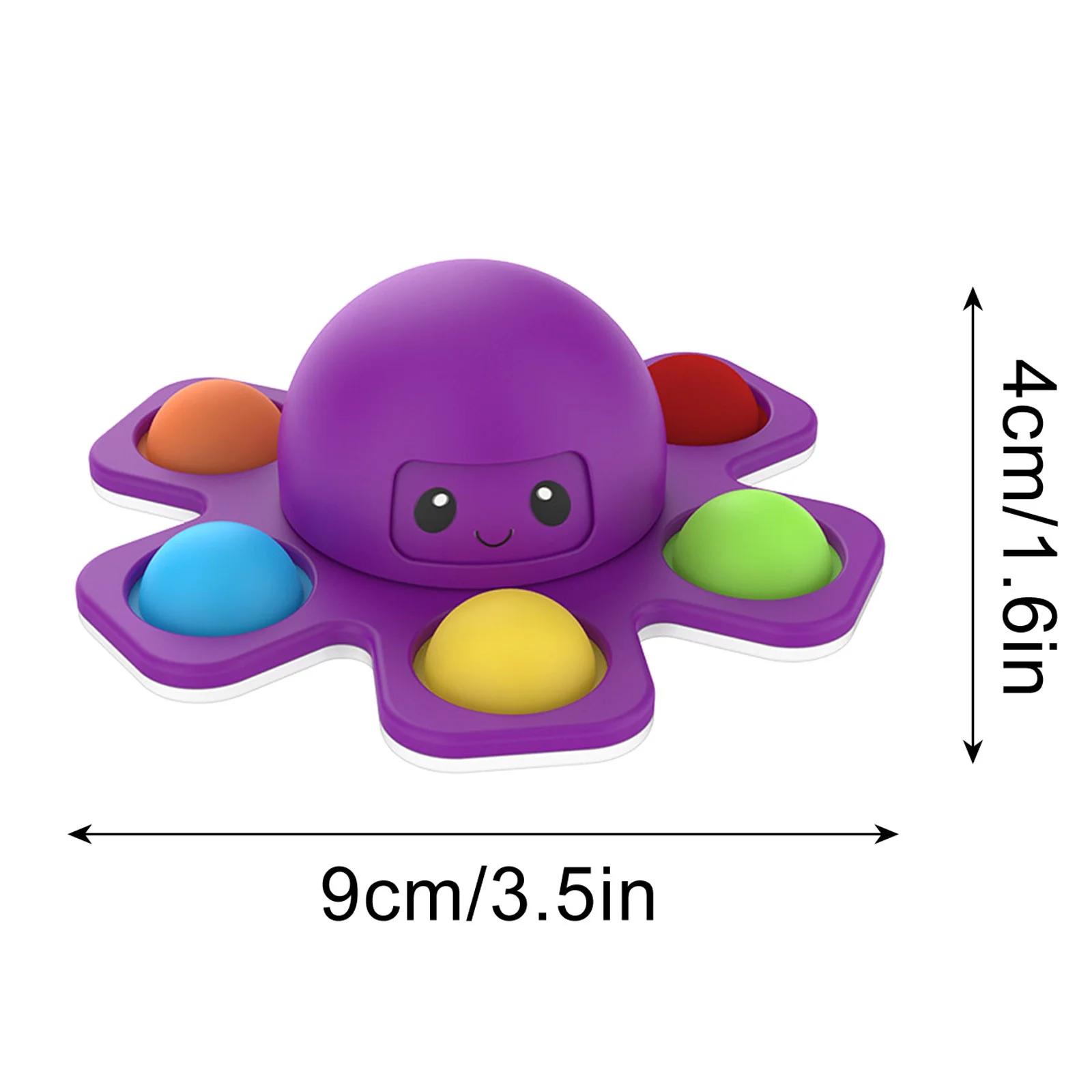 1 pièces nouveau Anti-Stress Push Bubble Fidget Spinner visage-Changing jouet sensoriel pousser pope