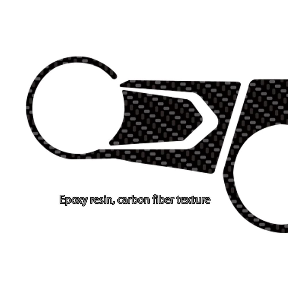 Autocollant de capuchon en Fiber de carbone CBR 650R, tampon de réservoir, fourche, Triple arbre, au
