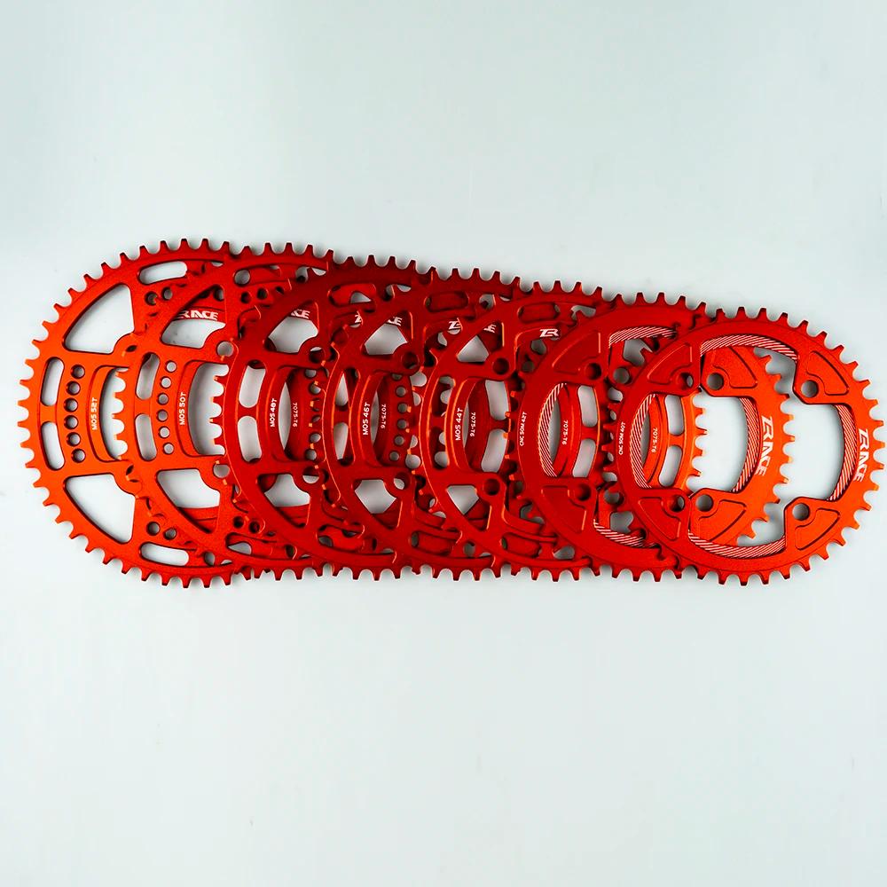 ZRACE-Plateaux de 40T/42T/44T/46T/48T/50T/52T BCD104, Dent Étroite AL7075 CNC, VTT/Route/Vélo de Gra