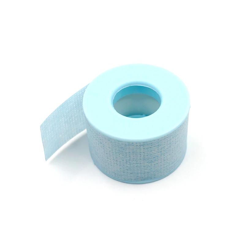 Bande de cils en Gel de Silicone Micropore Non tissé, respirante, résistante aux sensibles, bleue, s