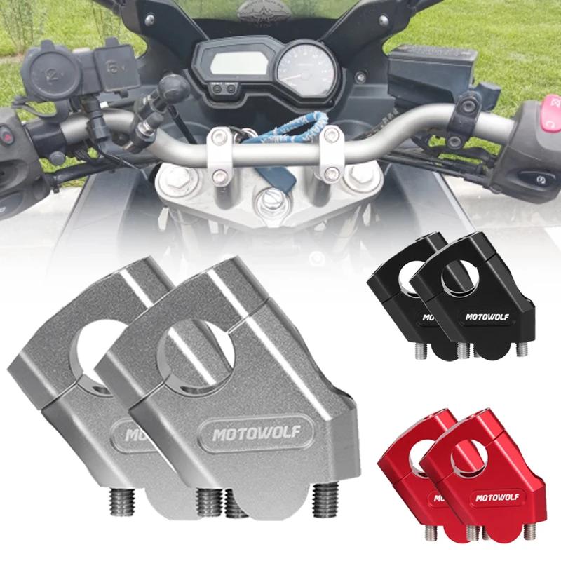Barre de rehaussement du guidon, 22mm 28mm, pour moto YAMAHA FZ6 S2 FZ 6 FAZER MT-07 MT-09 MT07 MT09