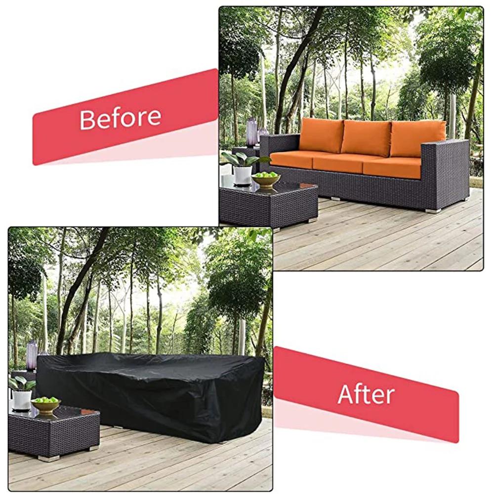 Housses imperméables pour Patio extérieur, 62 tailles, haute qualité, pour meubles, Table, canapé, t