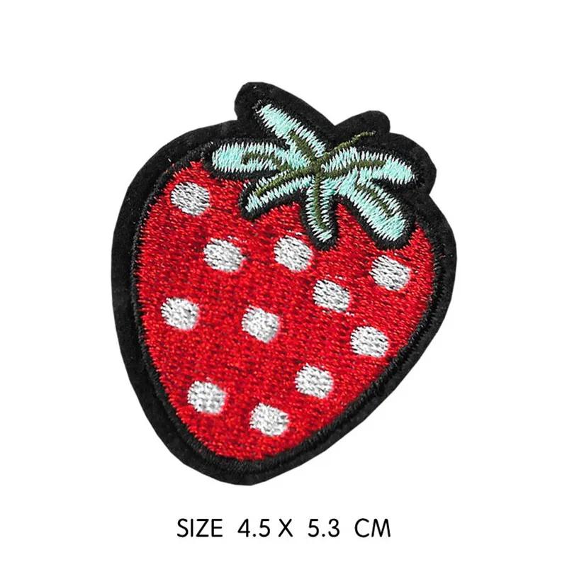 Dessin animé Lotso fraise tissu pâte écureuil Couple vêtements décoration fer sur patchs broderie pa