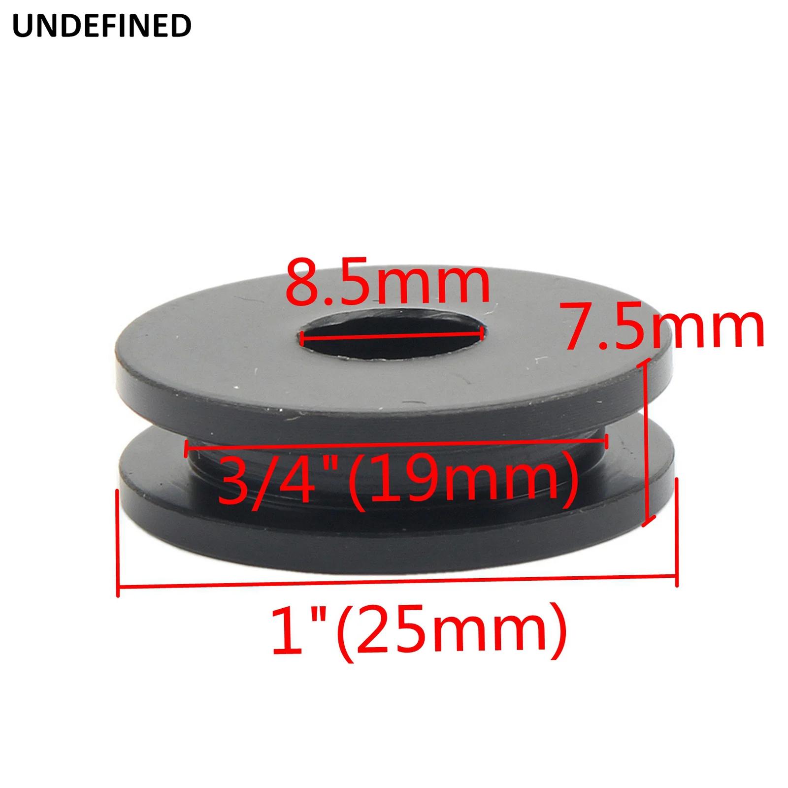 Oeillets de bague de montage de pare-brise, accessoires de moto en plastique POM noir pour Harley He
