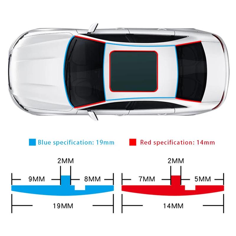 Bandes d'étanchéité en caoutchouc pour voiture, autocollant de protection de joint automatique, bord