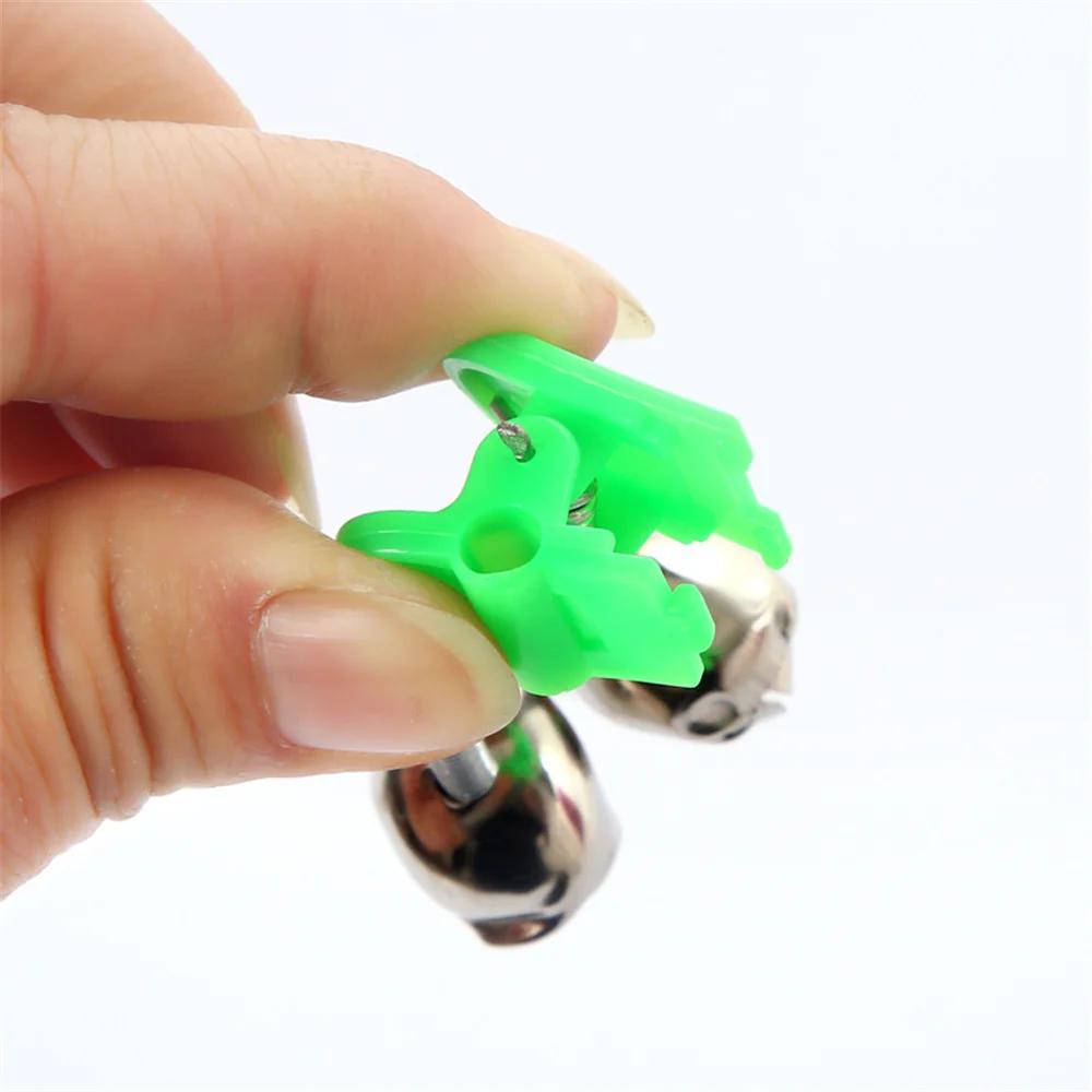 Cloche de morsure de pêche de qualité supérieure, 5 pièces/lot, alarme de morsure, pince à pointe, c