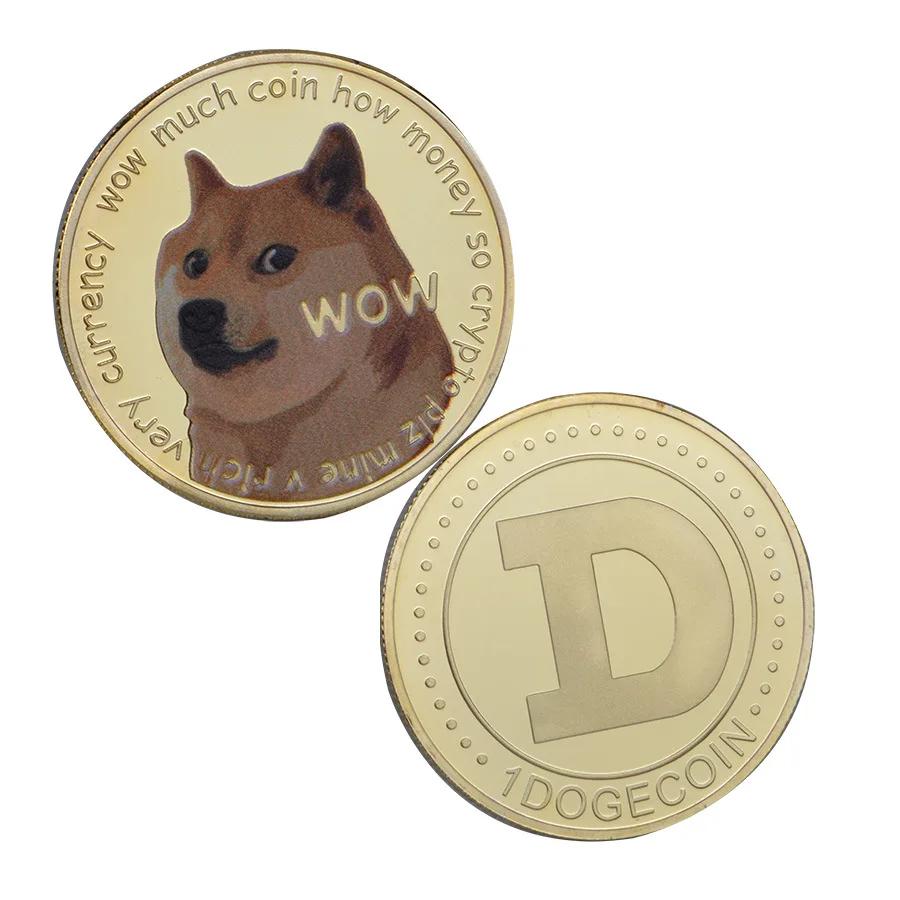 BITCoin Art Collection plaqué or Bitcoins physiques Bitcoin BTC avec étui cadeau métal physique Anti