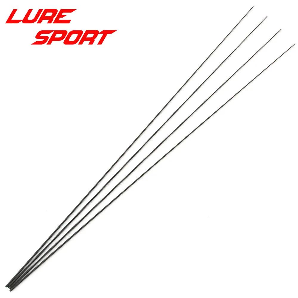 LureSport 4 pièces 50cm Pointe de canne en carbone massif non peinte Composants de construction de c