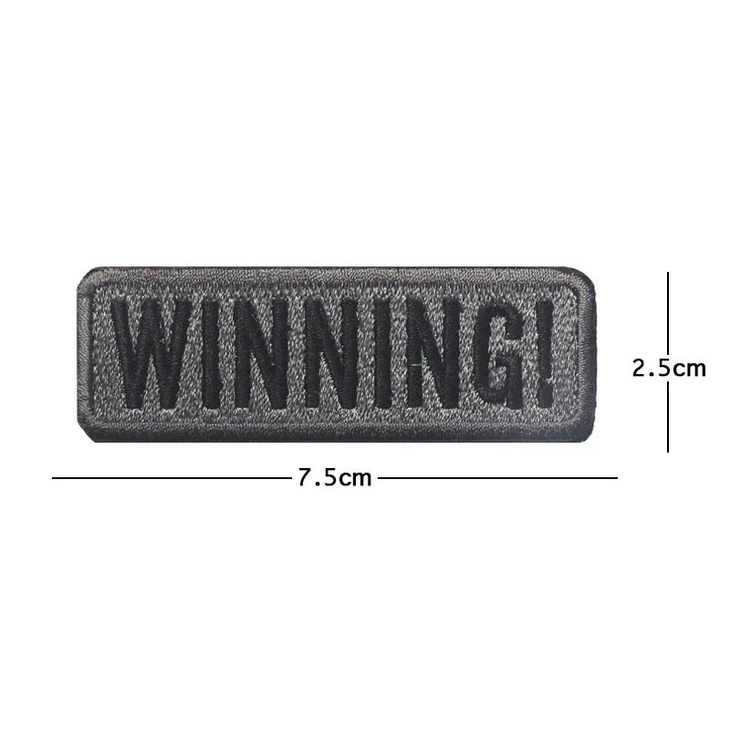 JEDI MASTER WINNING brodé crochet boucle badge tissu autocollants armée tactique Patch sac à dos cha