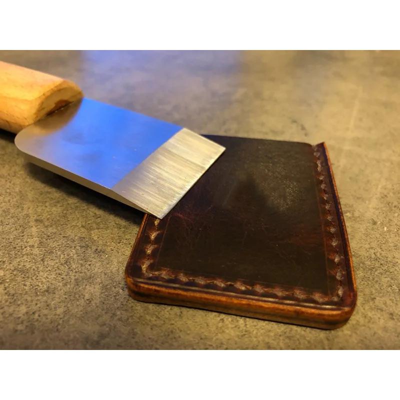 WUTA-Couteau de coupe professionnel pour l'artisanat du cuir, lame en acier à grande vitesse, affûta