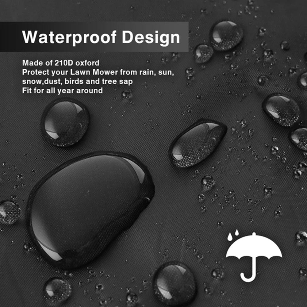 Housse de tondeuse à gazon d'extérieur 210D, tissu Oxford en Polyester, imperméable, Protection UV u