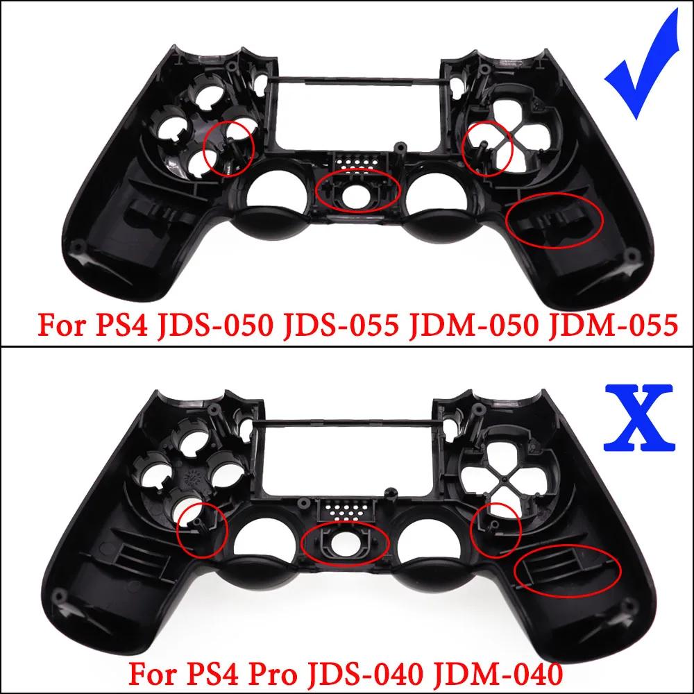 Coque supérieure en plastique dur avant et arrière pour Sony PS4 JDM-050 PS4 Pro, contrôleur JDM-055