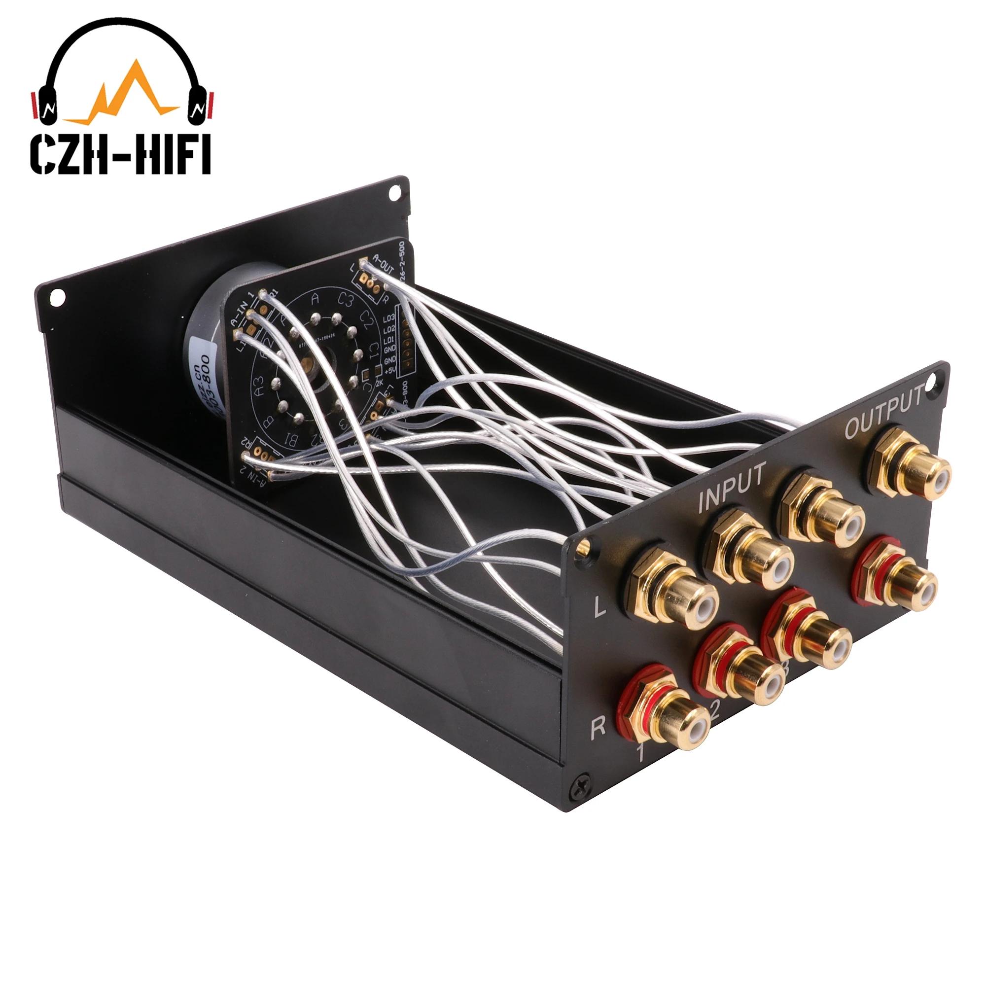 Sélecteur de source audio entièrement en aluminium usiné, convertisseur de commutation, séparateur d