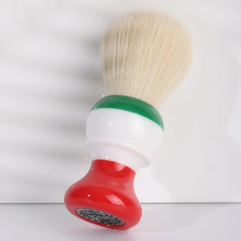 YAQI Freedom drapeau italien 24mm cachemire noeud synthétique hommes blaireau