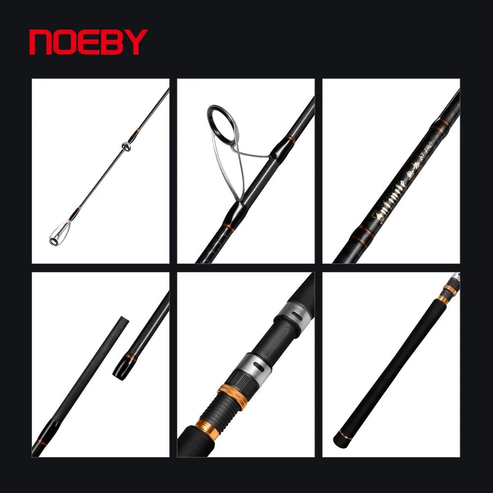 Canne à pêche NOEBY Shore Jigging 2.49m 2.75m 2.9m avec guides Fuji et porte-moulinet, canne spinnin