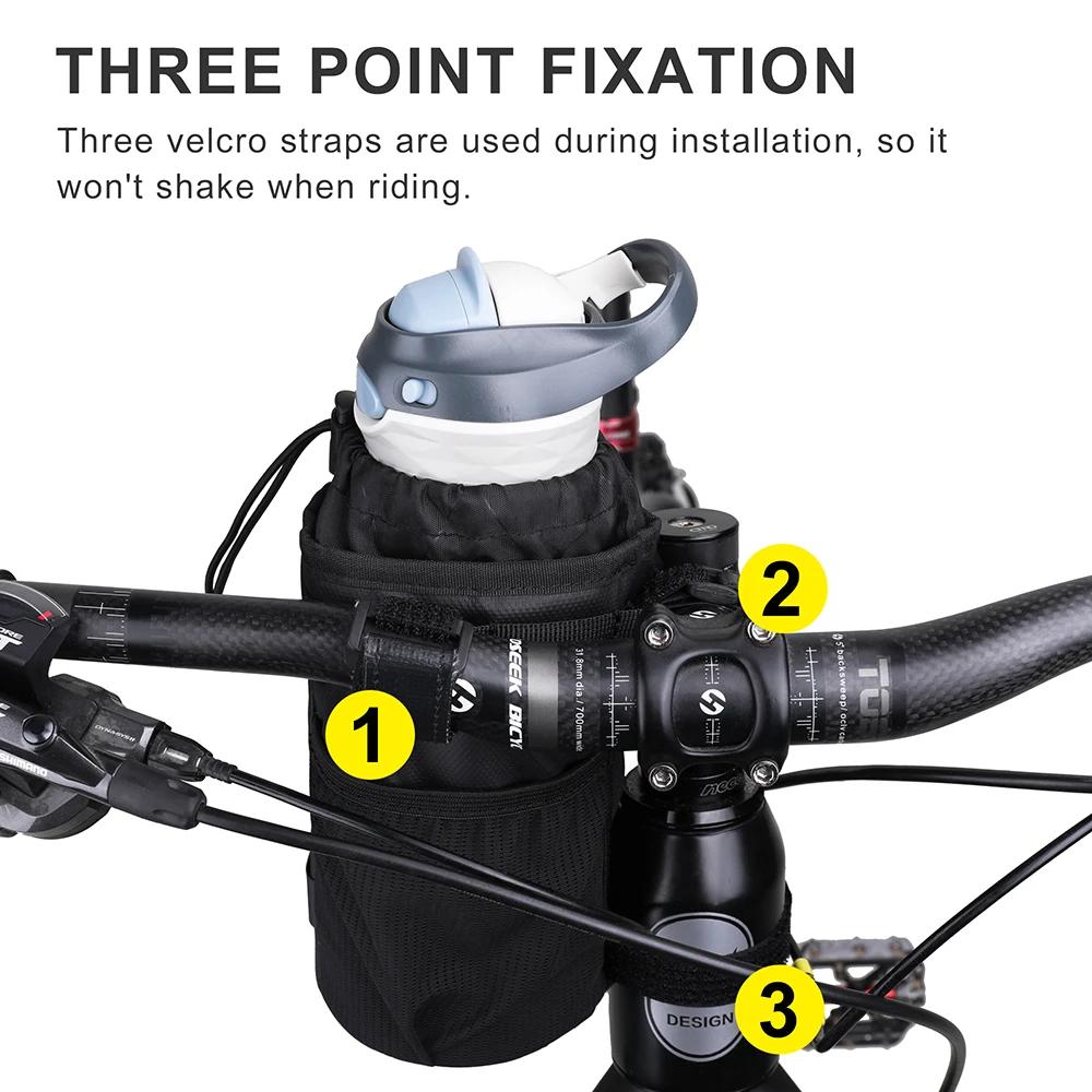Bal inowalk-Poudres de poche pour bouteille d'eau de vélo, sac à outils de guidon, accessoires de vé