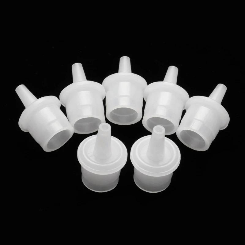 Bouchon de bouteille de colle pour cils, 20 pièces, buse de tasse adhésive, support adhésif, bouchon