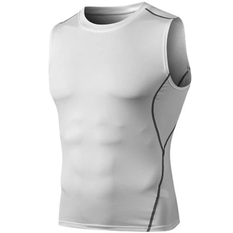T-shirt course séchage rapide homme - Maillot compression fibre salle de sport