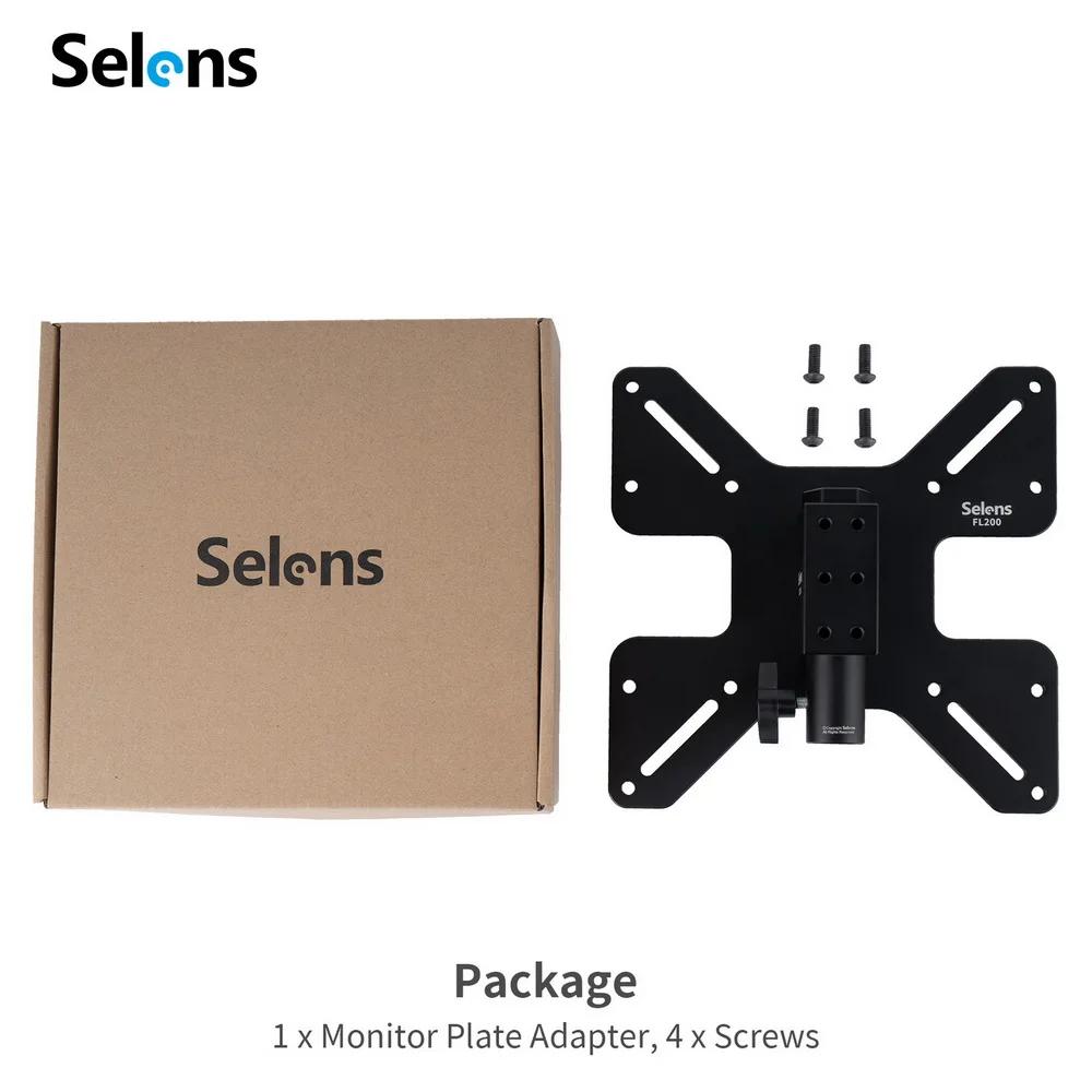 Selens – support de montage TV et support mural, plaque amovible VESA 200x200CM pour moniteur, écran
