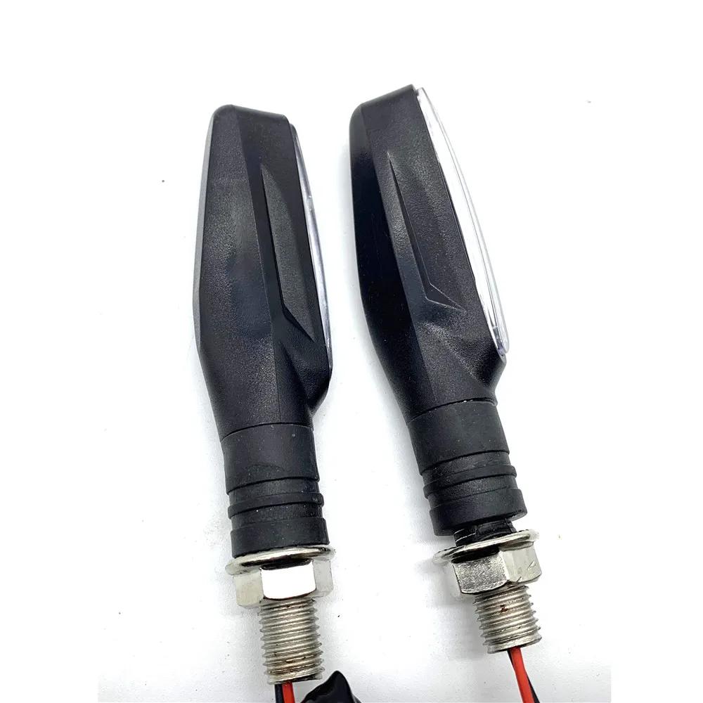 4 pièces clignotants de moto clignotants séquentiels LED clignotant eau qui coule clignotants cligno