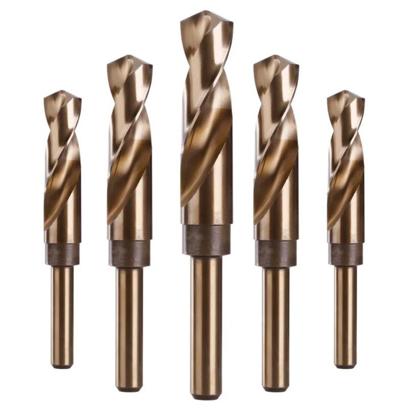 Foret hélicoïdal M35 hss-co Cobalt de qualité industrielle 13.5-30mm 1/2 pouces foret à tige réduite