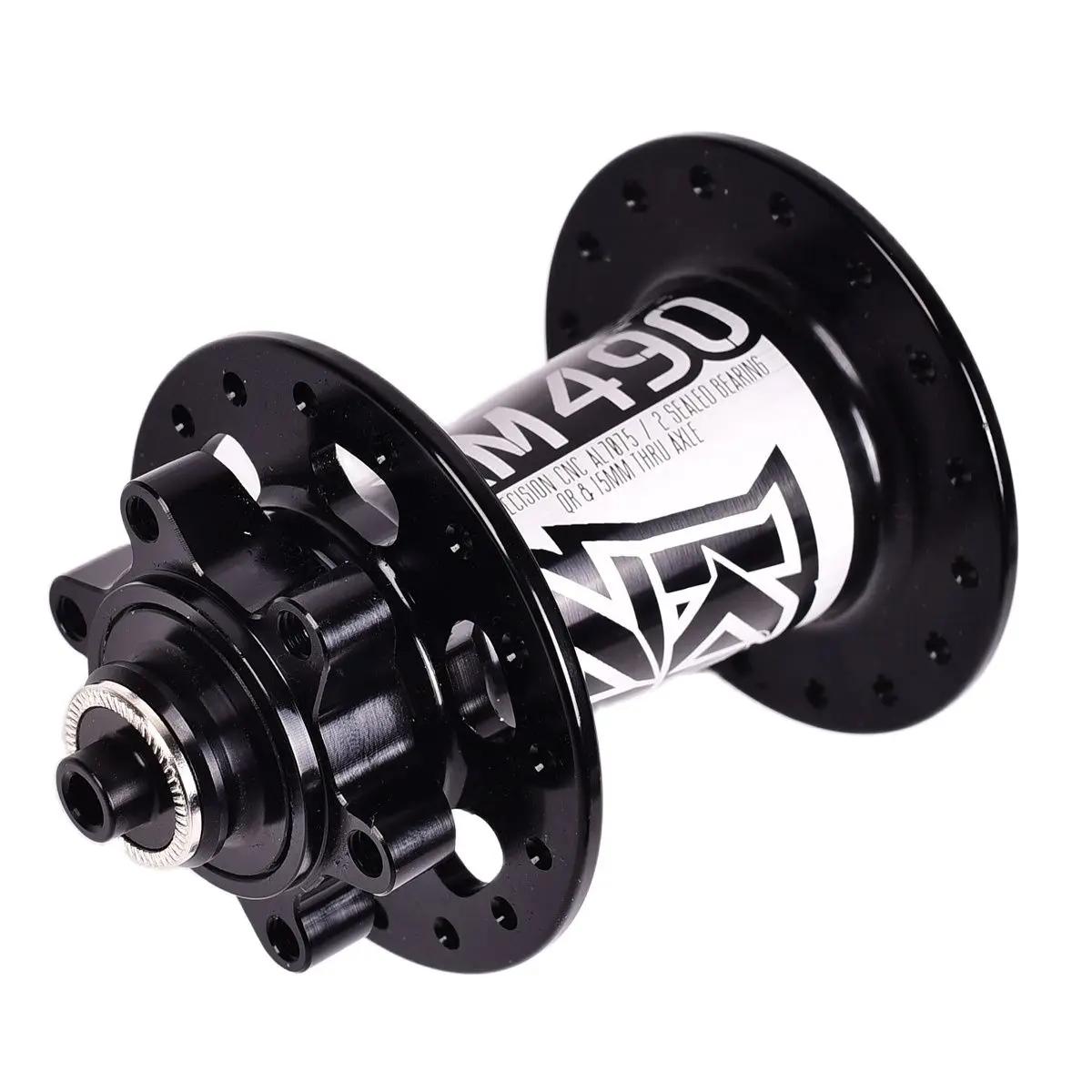 KOOZER XM490 moyeu avant NBK 2 bagues de cubo de roulement 100x9MM 100x15MM 28/32/36 trous noir roug