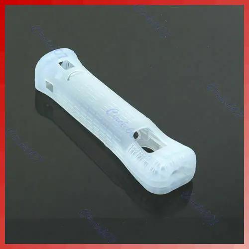 Coque de protection en silicone anti-chute pour manette Nintendo Wii, coque souple, peau blanche, Mo