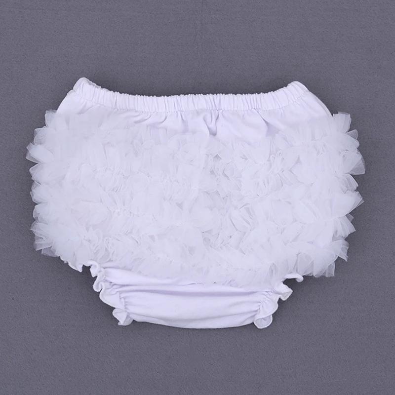 Short bouffant en dentelle de coton pour bébé, mignon couvre-couche pour bébé, short à fleurs pour n