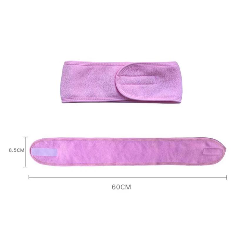 Bandes de tête réglables large bandeau Yoga Spa bain douche maquillage lavage visage bandeau cosméti