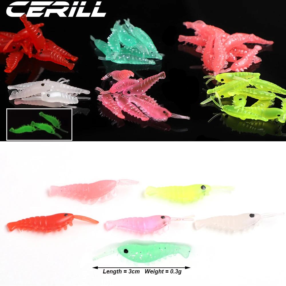Cerill-Leurres de pêche en silicone souple, petit appât, carpe, bar, jigging, WobJeff, nageur Él, ma