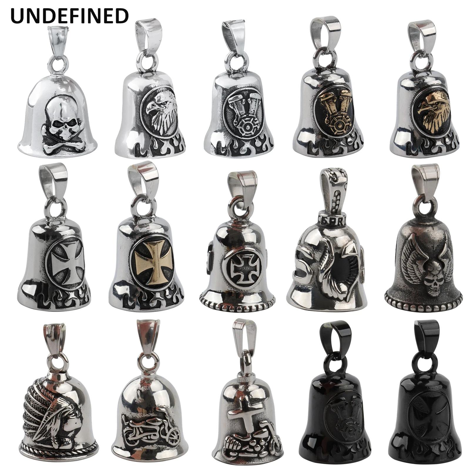 Cloche de moto universelle en acier inoxydable, pour Harley Indian Scout Touring Softail Dyna Bobber
