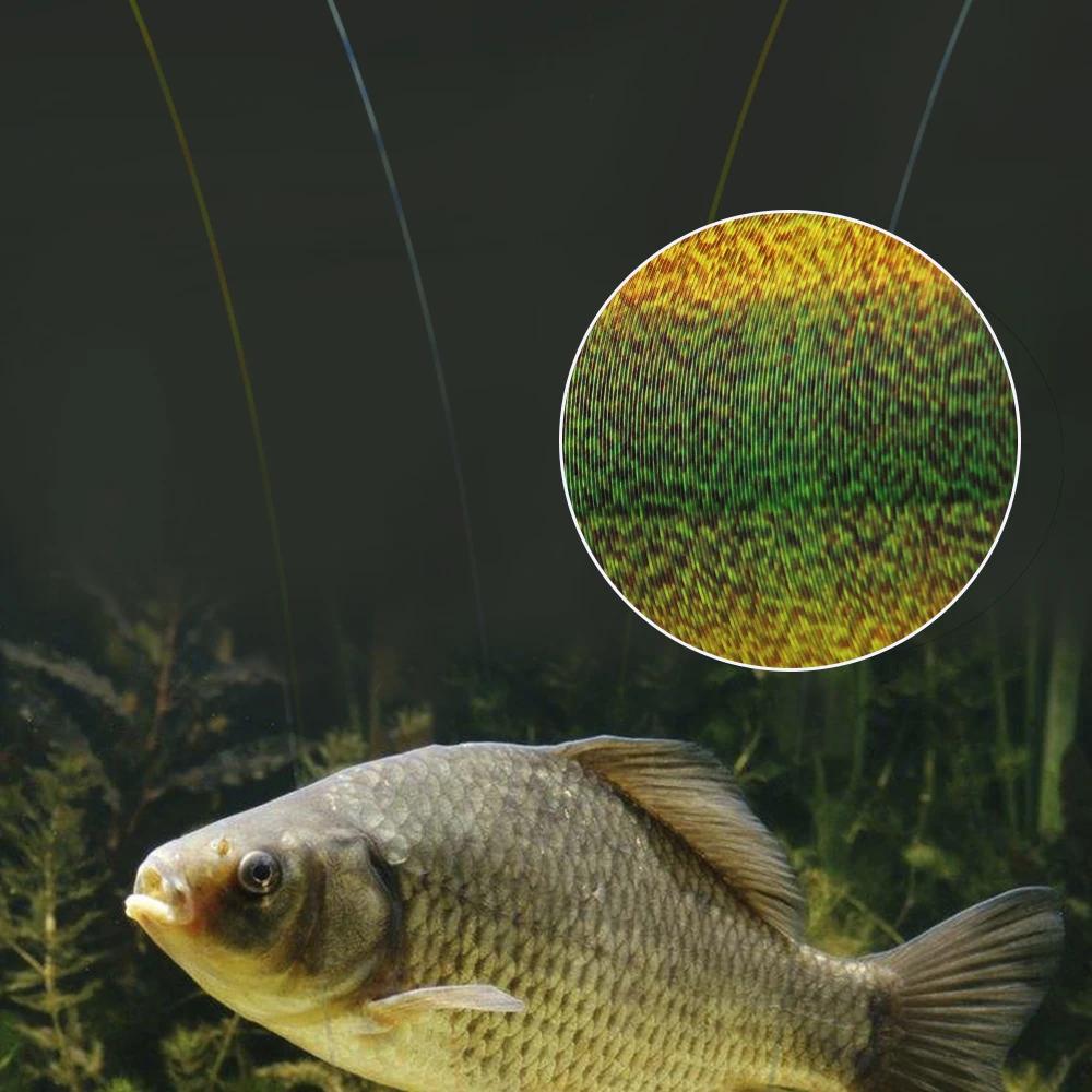 FTK 300/500m ligne de pêche Invisible ligne de revêtement en fluorocarbone moucheté 0.20mm-0.50mm 4.