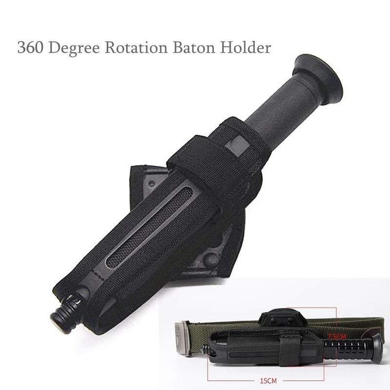 Nouveau Étui de bâton tactique en Nylon chasse, pochette de bâton rotative à 360 degrés, pochette de