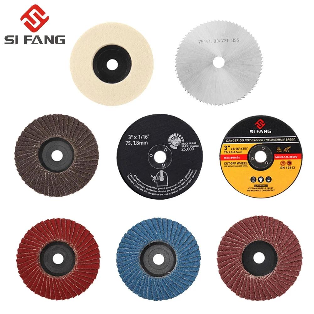 Mini meuleuse d'angle 75mm, disque de coupe circulaire en résine, lames de scie, disque pour couper 